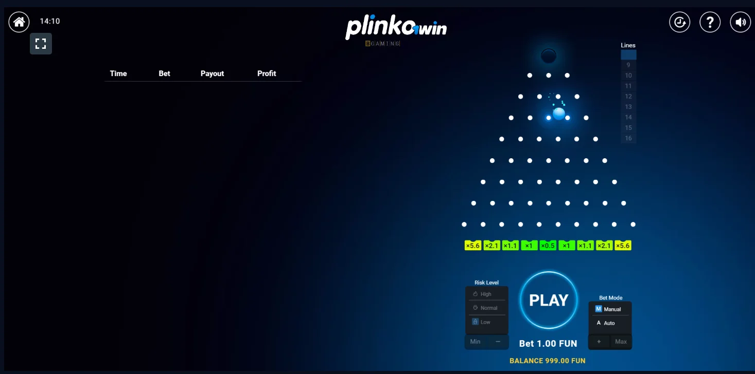Play 1win Plinko game Play 1win Plinko game