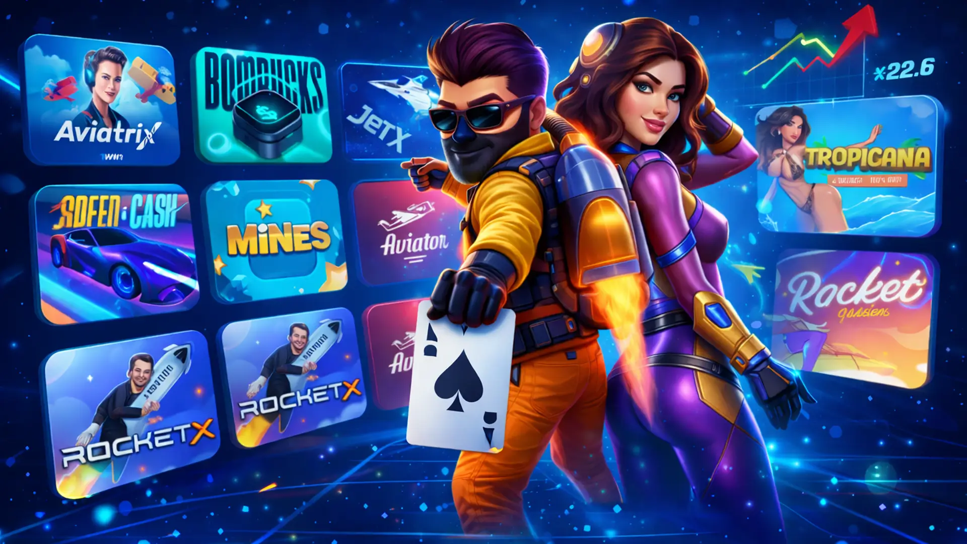 1win casino games Collection of 1win games featuring Lucky Jet, Rocket Queen and Mines